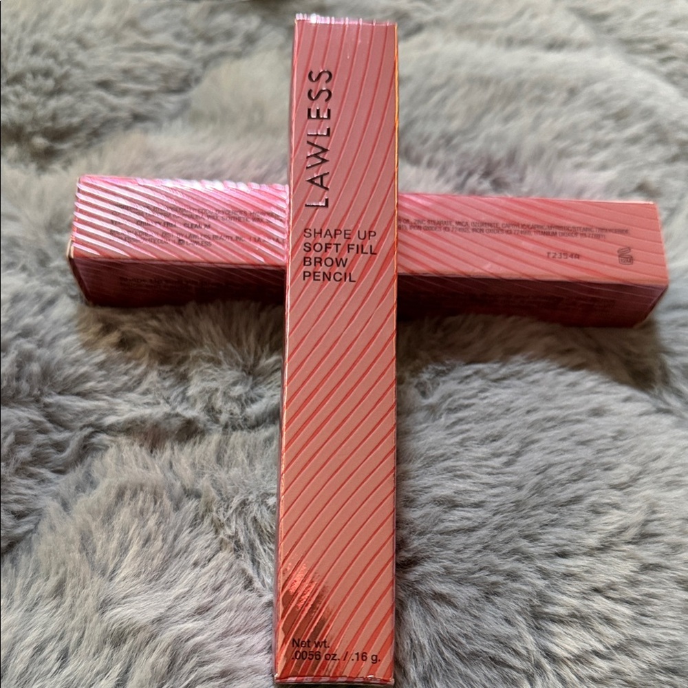 LAWLESS Brow Pencil in Shimmering Pink Packaging